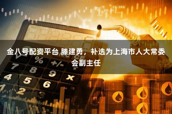 金八号配资平台 滕建勇，补选为上海市人大常委会副主任