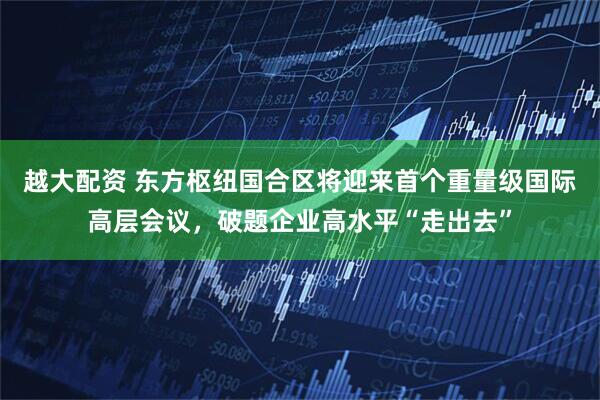 越大配资 东方枢纽国合区将迎来首个重量级国际高层会议，破题企业高水平“走出去”